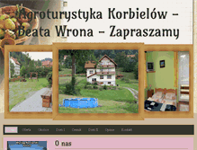 Tablet Screenshot of agroturystykabeata.pl